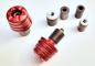 Preview: Lenkerendgewichte Alu Universal in Rot von Evotech Italien